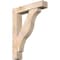 Ekena Millwork Funston Block Smooth Bracket w/ Offset Brace, Douglas Fir, 7 1/2"W x 36"D x 48"H BKT0806X36X48FST05SDF - alternate 1